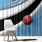 Botswana Cricket Window Curtain Go Champions Baggy Blues - African Pride