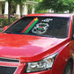 Burkina Faso Striped Auto Sun Shade African Mud Cloth Pattern - Black