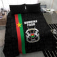 Burkina Faso Bedding Set Striped Black - Bogolan Pattern - African Pride
