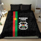 Burkina Faso Bedding Set Striped Black - Bogolan Pattern - African Pride