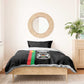 Burkina Faso Bedding Set Striped Black - Bogolan Pattern - African Pride
