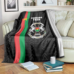 Burkina Faso Blanket Striped Black - Bogolan Pattern - African Pride