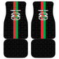 Burkina Faso Car Mats Striped Black - Bogolan Pattern - African Pride