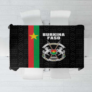 Burkina Faso Tablecloth Striped Black - Bogolan Pattern - African Pride
