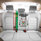 Burkina Faso Back Car Seat Cover Striped White - Bogolan Pattern - African Pride