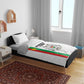 Burkina Faso Bedding Set Striped White - Bogolan Pattern - African Pride