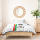Burkina Faso Bedding Set Striped White - Bogolan Pattern - African Pride