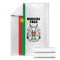 Burkina Faso Blanket Striped White - Bogolan Pattern - African Pride