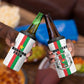 Personalized Burkina Faso 4 in 1 Can Cooler Tumbler Striped White - Bogolan Pattern - African Pride