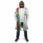 Personalized Burkina Faso Striped Cloak African Mud Cloth Pattern - White