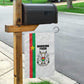 Burkina Faso Garden Flag Striped White - Bogolan Pattern - African Pride