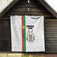 Burkina Faso Quilt Striped White - Bogolan Pattern - African Pride