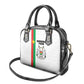 Burkina Faso Shoulder Handbag Striped White - Bogolan Pattern - African Pride