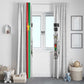 Burkina Faso Window Curtain Striped White - Bogolan Pattern - African Pride