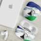 Lesotho AirPods Case Coat Of Arms With Kente Pattern