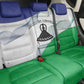 Naha ea Lesotho Back Car Seat Cover Coat Of Arms With Kente Pattern - African Pride
