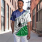 Personalized Naha ea Lesotho Baseball Jersey Coat Of Arms With Kente Pattern - African Pride