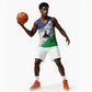 Personalized Naha ea Lesotho Basketball Jersey Coat Of Arms With Kente Pattern - African Pride