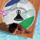 Naha ea Lesotho Beach Blanket Coat Of Arms With Kente Pattern - African Pride