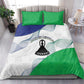Naha ea Lesotho Bedding Set Coat Of Arms With Kente Pattern - African Pride
