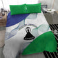 Naha ea Lesotho Bedding Set Coat Of Arms With Kente Pattern - African Pride