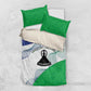 Naha ea Lesotho Bedding Set Coat Of Arms With Kente Pattern - African Pride