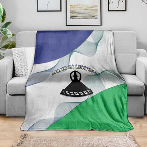 Naha ea Lesotho Blanket Coat Of Arms With Kente Pattern - African Pride