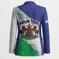 Personalized Lesotho Blazer Coat Of Arms With Kente Pattern