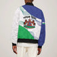 Personalized Naha ea Lesotho Bomber Jacket Coat Of Arms With Kente Pattern - African Pride