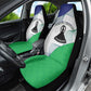 Naha ea Lesotho Car Seat Cover Coat Of Arms With Kente Pattern - African Pride