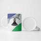 Personalized Lesotho Ceramic Mug Coat Of Arms With Kente Pattern