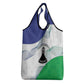 Naha ea Lesotho Grocery Bag Coat Of Arms With Kente Pattern - African Pride