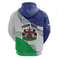 Personalized Naha ea Lesotho Hoodie Coat Of Arms With Kente Pattern - African Pride
