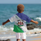 Personalized Naha ea Lesotho Kid Hawaiian Shirt Coat Of Arms With Kente Pattern - African Pride