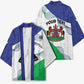 Personalized Lesotho Kimono Coat Of Arms With Kente Pattern