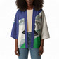 Personalized Lesotho Kimono Coat Of Arms With Kente Pattern