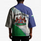 Personalized Lesotho Kimono Coat Of Arms With Kente Pattern