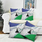 Lesotho Pillow Cover Coat Of Arms With Kente Pattern