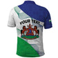 Personalized Naha ea Lesotho Polo Shirt Coat Of Arms With Kente Pattern - African Pride