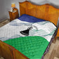 Naha ea Lesotho Quilt Coat Of Arms With Kente Pattern - African Pride