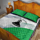 Naha ea Lesotho Quilt Bed Set Coat Of Arms With Kente Pattern - African Pride