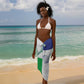 Naha ea Lesotho Sarong Coat Of Arms With Kente Pattern - African Pride