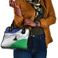 Naha ea Lesotho Shoulder Handbag Coat Of Arms With Kente Pattern - African Pride