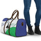 Lesotho Travel Bag Coat Of Arms With Kente Pattern