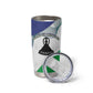 Personalized Naha ea Lesotho Tumbler Cup Coat Of Arms With Kente Pattern - African Pride