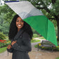 Lesotho Umbrella Coat Of Arms With Kente Pattern