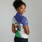 Personalized Naha ea Lesotho Women Polo Shirt Coat Of Arms With Kente Pattern - African Pride