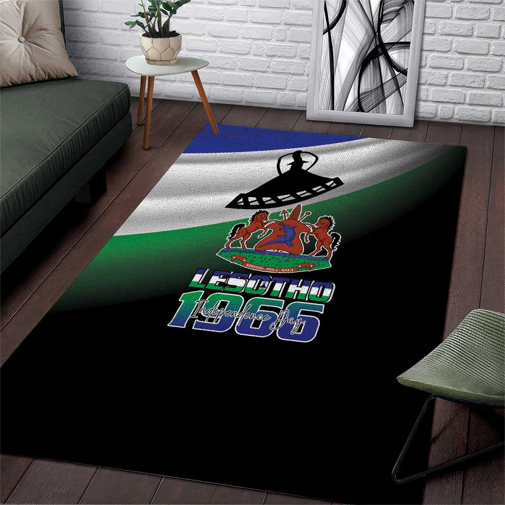 Happy Lesotho Independence Day Area Rug Khotso Pula Nala - African Pride