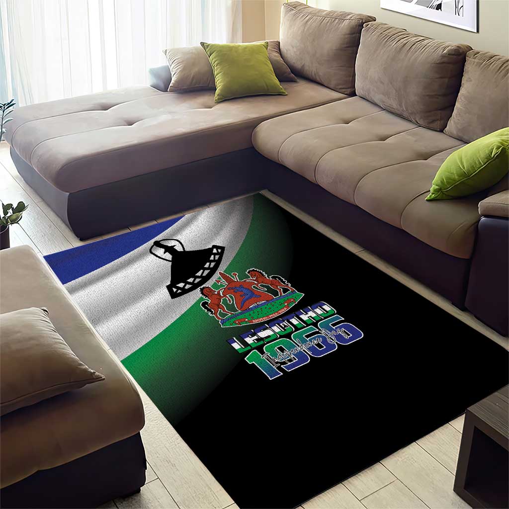 Happy Lesotho Independence Day Area Rug Khotso Pula Nala - African Pride