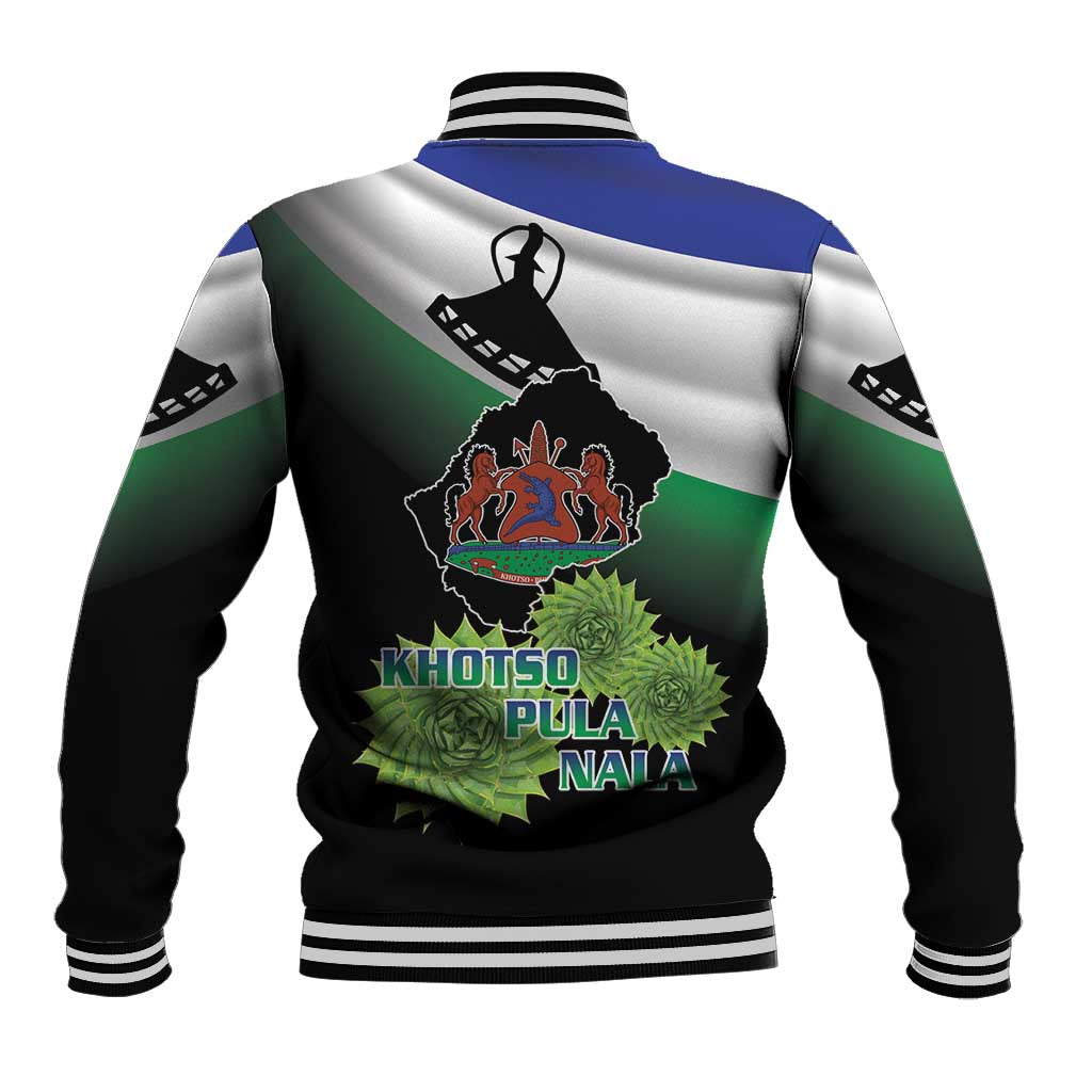 Happy Lesotho Independence Day Baseball Jacket Khotso Pula Nala - African Pride